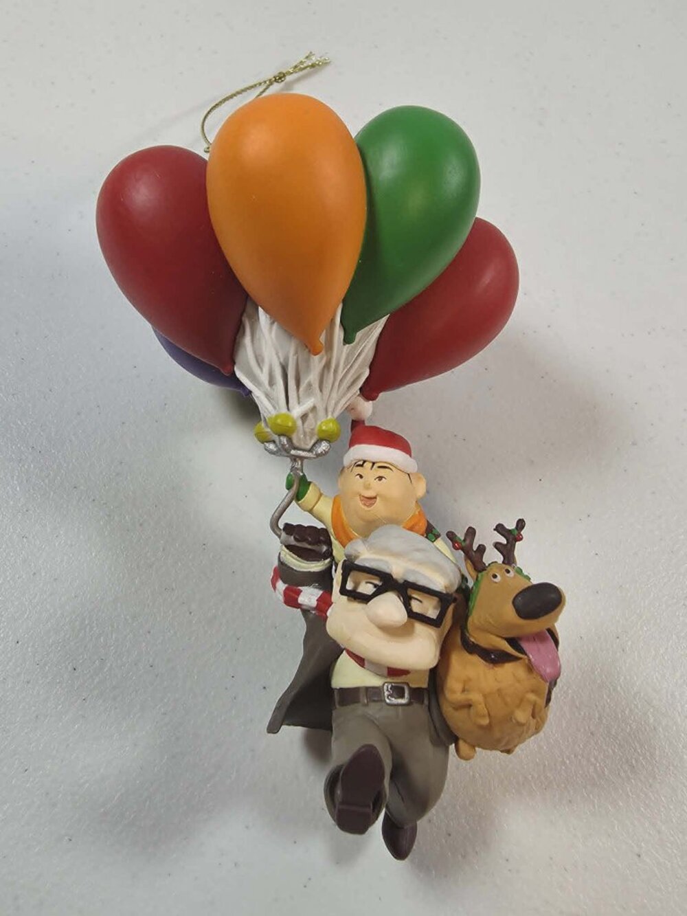 UP CARL RUSSELL DUG PRESIDENTS EDITION CHRISTMAS ORNAMENT DISNEY GROILER W/BOX